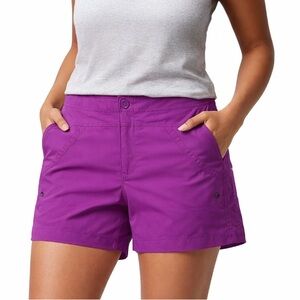 Athleta Costa Purple Fuchsia Hiking Shorts Size 2 Lightweight Outdoor Running